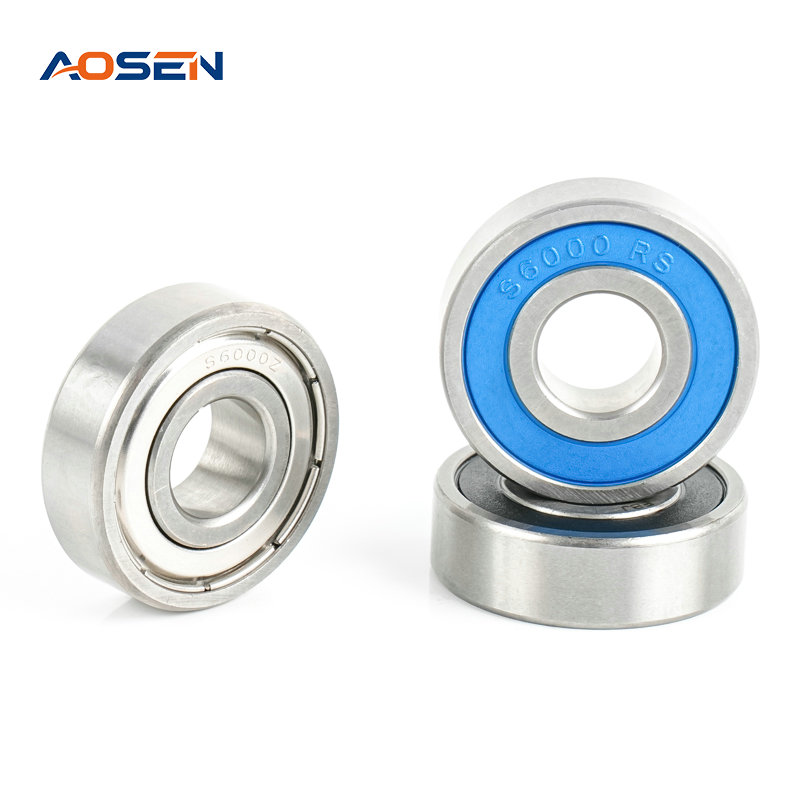 Rulmenți adânci cu bile din oțel inoxidabil SS 6000 ZZ/2RS
